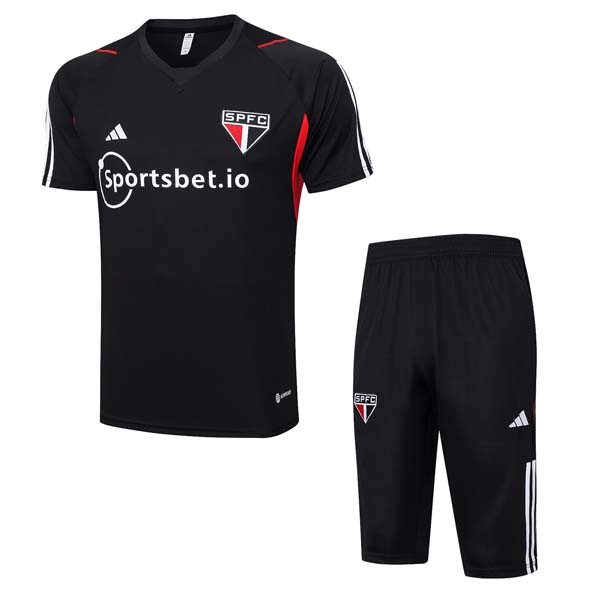 Camiseta Entrenamiento Sao Paulo Conjunto Completo 2023/2024 Negro